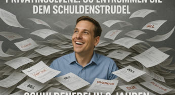 Privatinsolvenz: So entkommen Sie dem Schuldenstrudel – Schuldenfrei in 3 Jahren