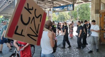 Großes Polizeiaufgebot bei AfD-“Begehung” im Görlitzer Park